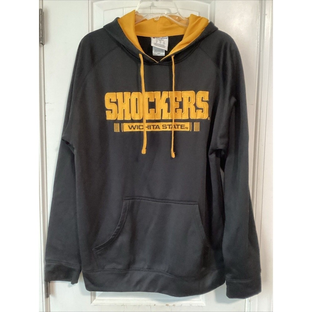 Champion Wichita State Shockers NCAA Hoodie Sweatshirt Pullover Mens M
